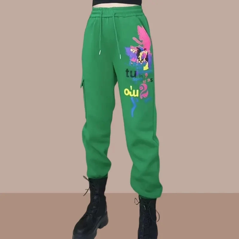 

Spring Summer 2024 Fashion Slim Casual Overalls Are Soft Skin-Friendly High And Leg-Length And Wild Graffiti Digital Overalls