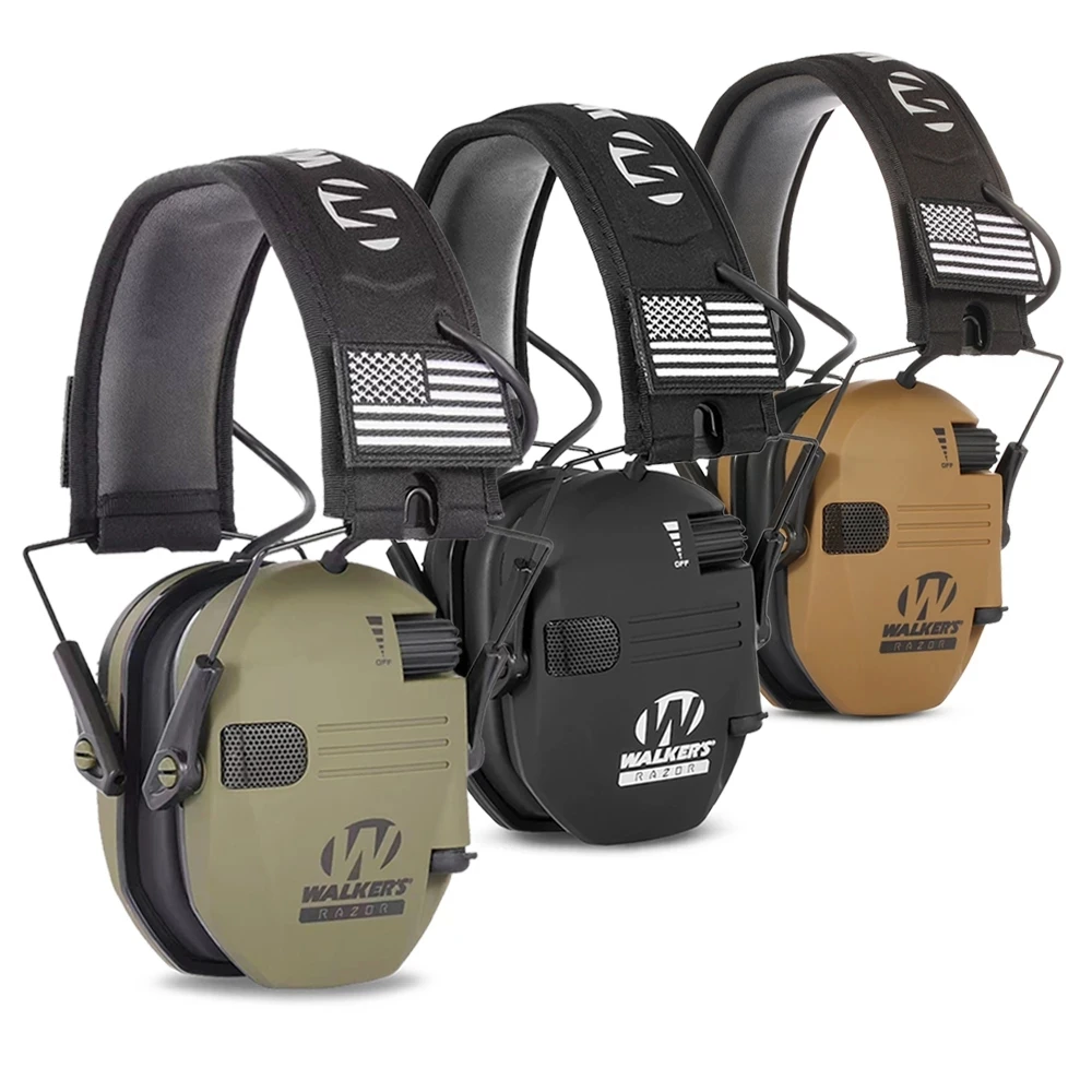 

New Walker's Razor Tactical Electronic Shooting Earmuff Anti-noise Headphone Sound Amplification Hearing Protection Headset