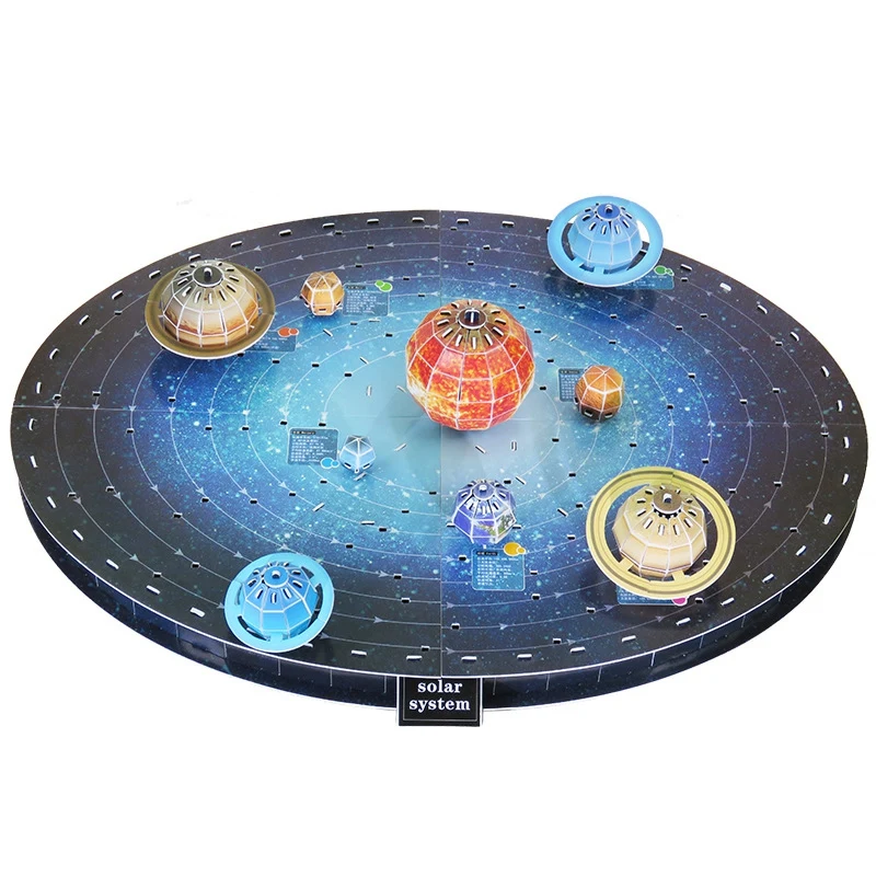 146Pcs 3D Solar System Puzzle Set Planet Board Game Paper DIY Jigsaw Learning & Education Science Toy Kids Birthday Gift
146Pcs 3D Solar System Puzzle Set Planet Board Game Paper DIY Jigsaw Learning & Education Science Toy Kids Birthday Gift