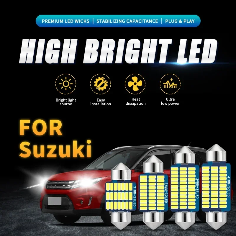 

Car LED Interior Reading Light 4000K 6000K C5W C10W For SUZUKI Grand Vitara VSTROM DL250 DL650 SX4 V-Strom DL1000 DL 650 1000/XT