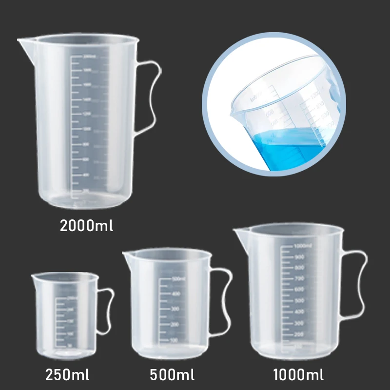 250ml/500ml/1000ml Premium Clear Plastic Graduated Measuring Graduated Container Beaker Laboratory Plastic Tool
250ml/500ml/1000ml Premium Clear Plastic Graduated Measuring Graduated Container Beaker Laboratory Plastic Tool