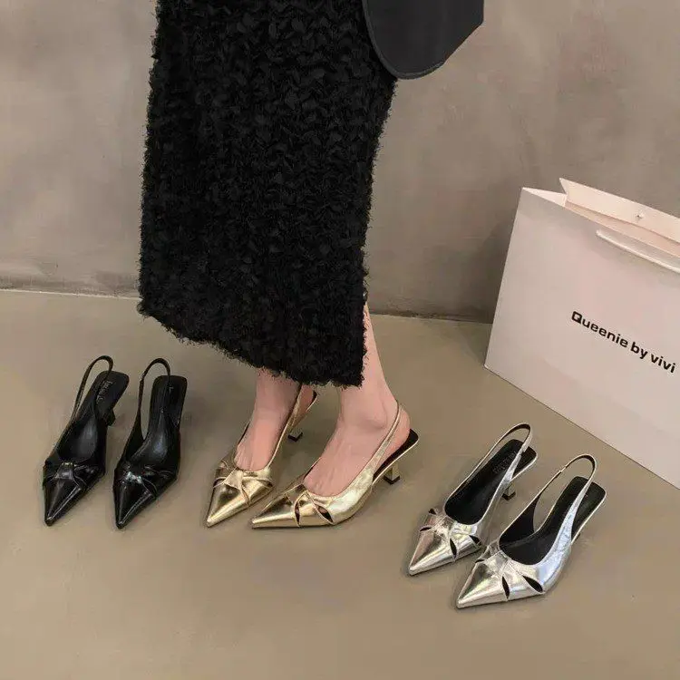Summer Fashion Women Pointed Toe Sandals Shallow Slip On High Heel Singbacks Mules Shoes Ladies Elegant Outdoor Sandalias Pumps
Summer Fashion Women Pointed Toe Sandals Shallow Slip On High Heel Singbacks Mules Shoes Ladies Elegant Outdoor Sandalias Pumps