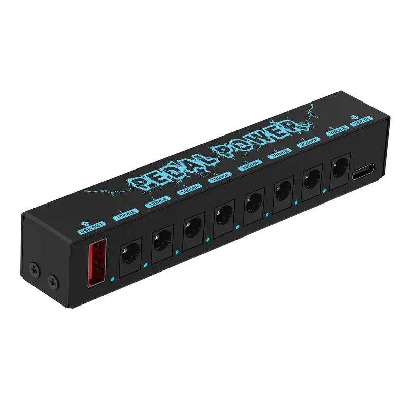 Power Supply Output 8 Output Fully Isolated Power Supply Multifunctional Isolated Pedal Board Power Supply Guitar Effect Pedal
Power Supply Output 8 Output Fully Isolated Power Supply Multifunctional Isolated Pedal Board Power Supply Guitar Effect Pedal