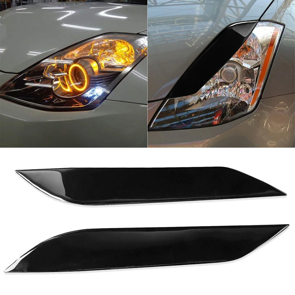 2Pcs Front Headlight Lamp Eyebrow Molding Trim For Nissan 350Z Z33 2006-2009 Auto Light Eyebrow Eyelids Trim Sticker Piano Black
2Pcs Front Headlight Lamp Eyebrow Molding Trim For Nissan 350Z Z33 2006-2009 Auto Light Eyebrow Eyelids Trim Sticker Piano Black