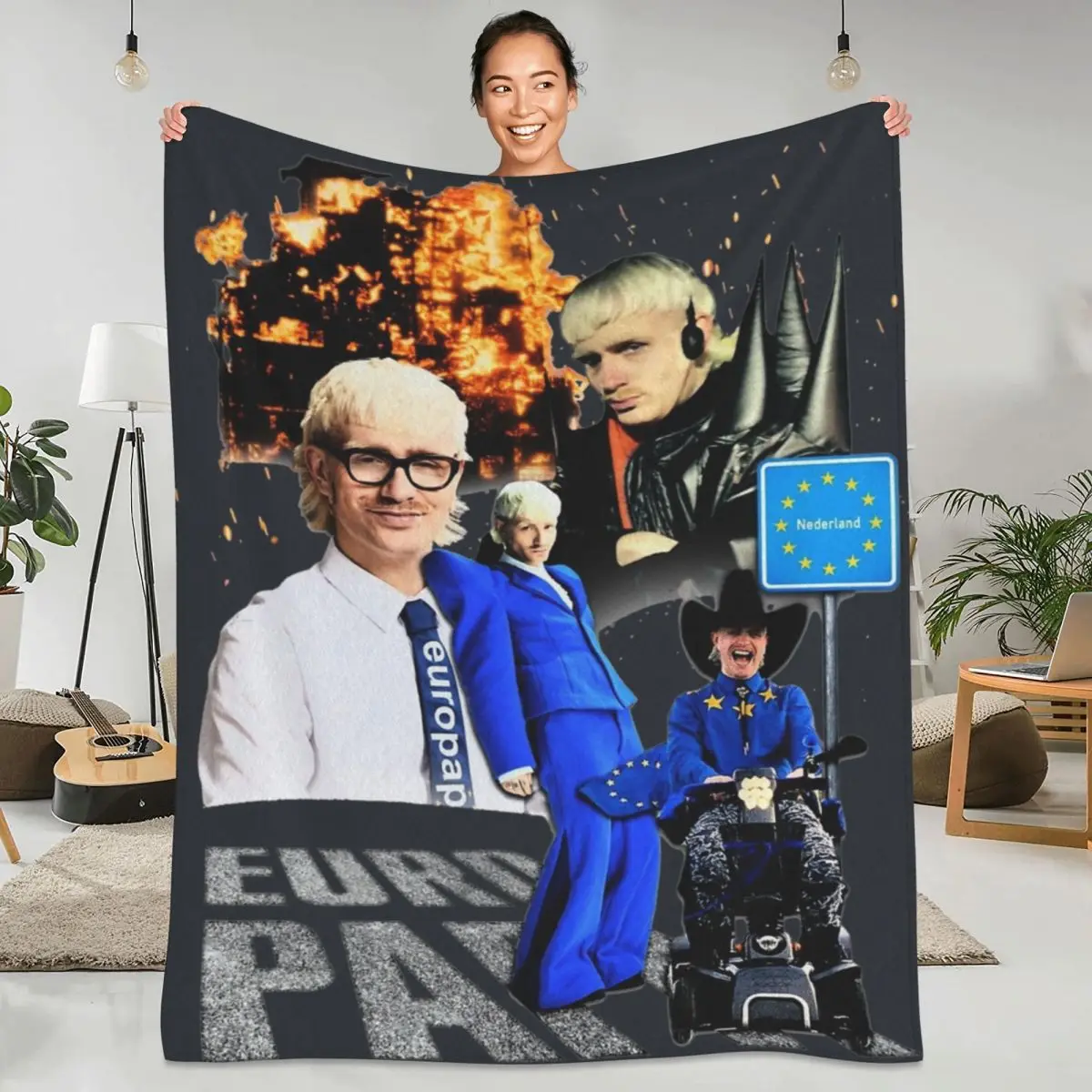Joost Klein Eurovisions 2024 Flannel Blanket Quality Warm Soft Netherlands Musician Europapa Throw Blanket Winter Bedspread
Joost Klein Eurovisions 2024 Flannel Blanket Quality Warm Soft Netherlands Musician Europapa Throw Blanket Winter Bedspread