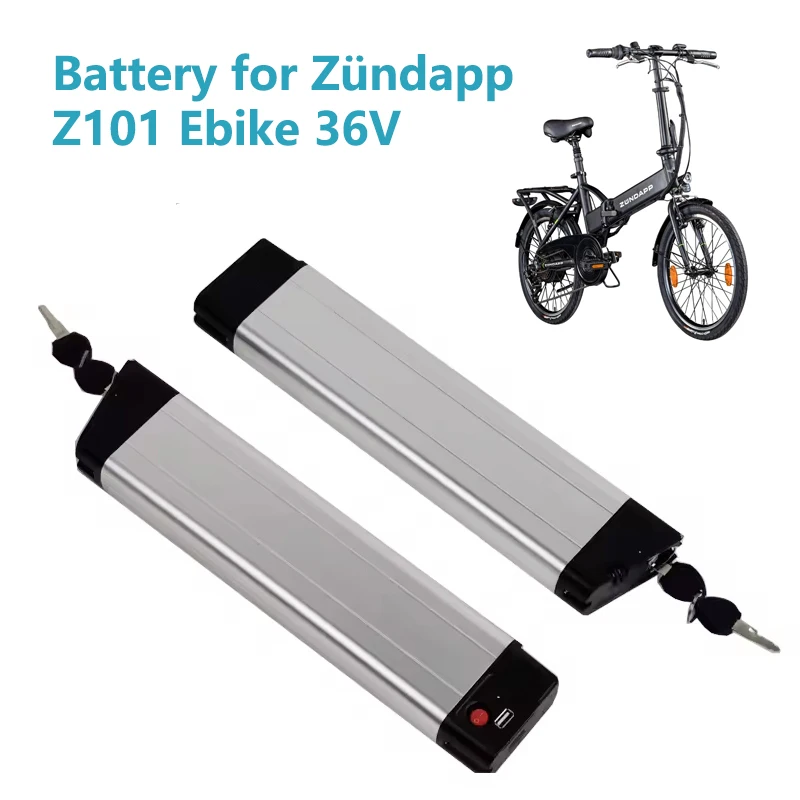 

36 В складной литиевый аккумулятор для электрического велосипеда для Zündapp Z101 Ebike 7,8 Ач 8,7 Ач 10,5 Ач 9,6 Ач Замена Akku 250 350 Вт 500 Вт 750 Вт
