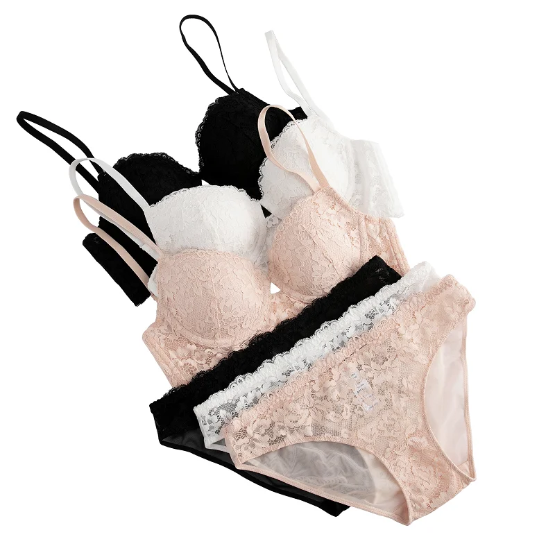 Sexy Lace Women Lingerie Summer Ultra Thin Mesh Design 3/4 Cup Underwire Bras Push-Up Cup Ladies Everyday Bra Set
Sexy Lace Women Lingerie Summer Ultra Thin Mesh Design 3/4 Cup Underwire Bras Push-Up Cup Ladies Everyday Bra Set