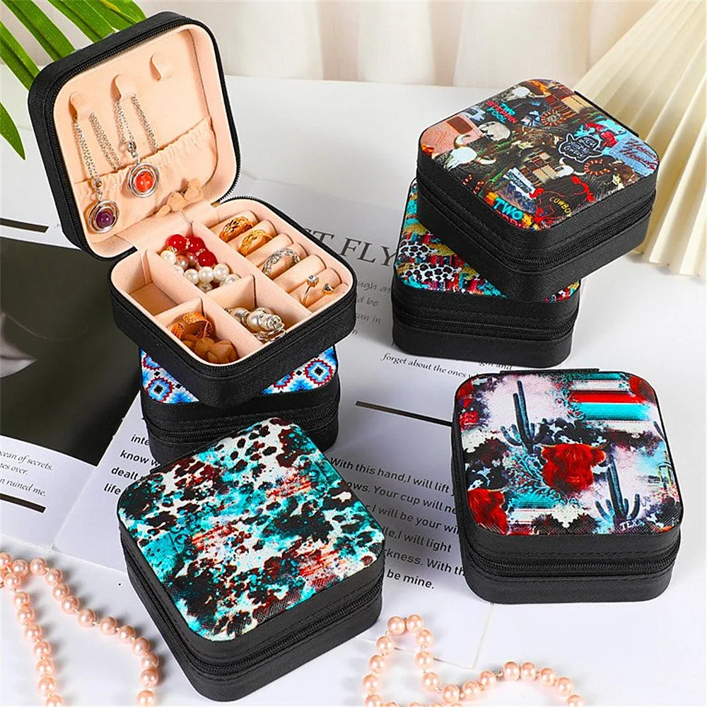 2023 Portable Jewelry Storage Box Travel Jewelry Organizer Earrings Necklace Rings Bracelet Pendant Display Gift Packaging Cases
2023 Portable Jewelry Storage Box Travel Jewelry Organizer Earrings Necklace Rings Bracelet Pendant Display Gift Packaging Cases