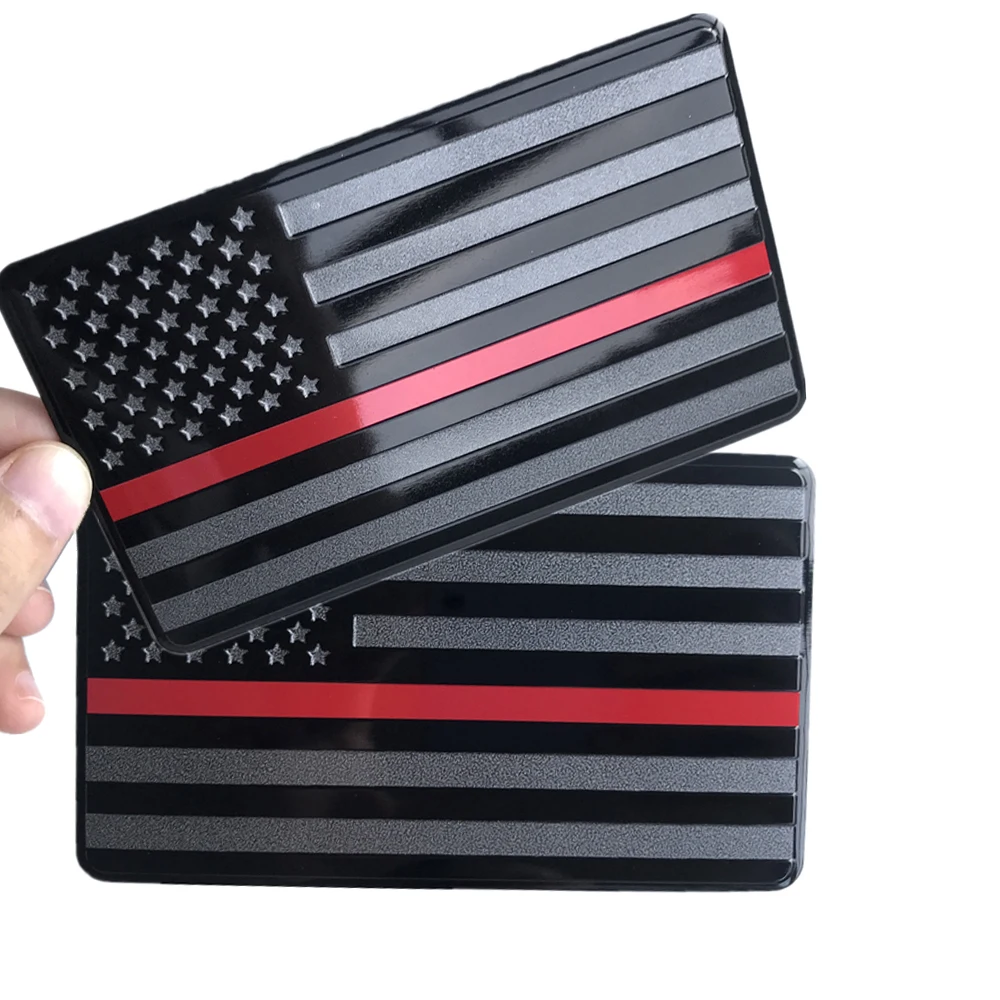 2 Pieces Black Red American USA Flag 3D Metal Emblem F-150 250 350 Car Fender Trunk Door Tailgate Badge
2 Pieces Black Red American USA Flag 3D Metal Emblem F-150 250 350 Car Fender Trunk Door Tailgate Badge