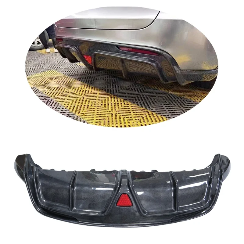 

Bumper car accessories for tesla model y front lip side skirt wide fender flares rear diffuser spoiler wide bodykit Bumper
