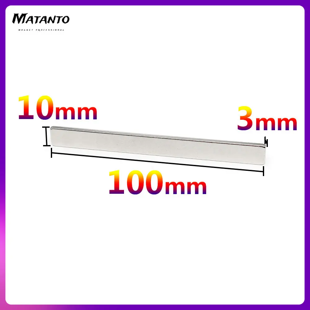 2/3/5/10/15/20PCS 100x10x3 Longer Quadrate Rare Earth Neodymium Magnet N35 Block Permanent Neodymium Magnet 100x10x3mm 100*10*3
2/3/5/10/15/20PCS 100x10x3 Longer Quadrate Rare Earth Neodymium Magnet N35 Block Permanent Neodymium Magnet 100x10x3mm 100*10*3