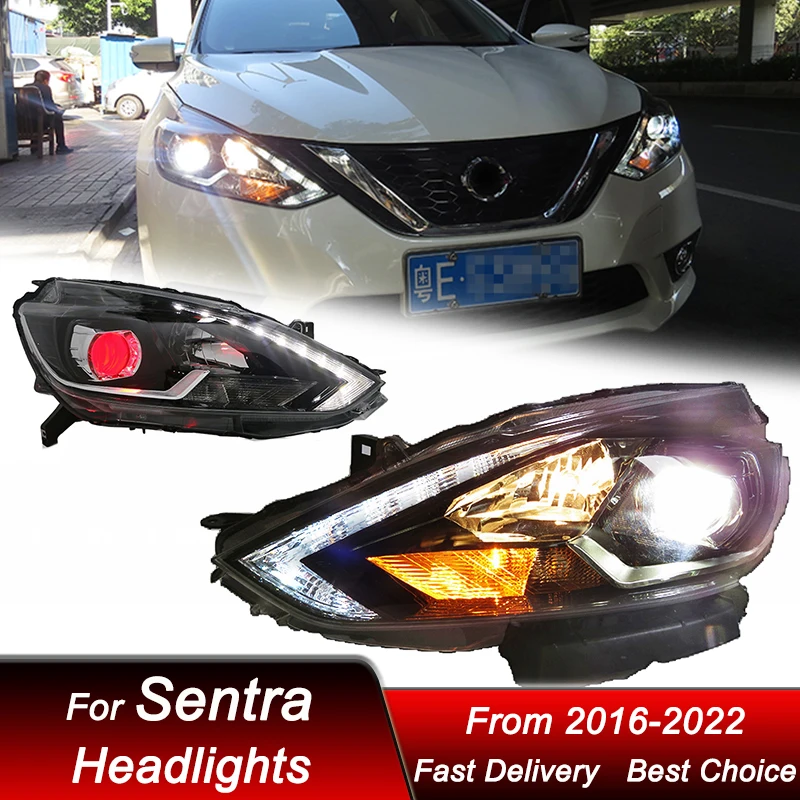 Car Headlights For Nissan Sentra Sylphy 2016-2022 LED Headlamp Assembly Upgrade High Configure Projector Lens Accessories Kit
Car Headlights For Nissan Sentra Sylphy 2016-2022 LED Headlamp Assembly Upgrade High Configure Projector Lens Accessories Kit
