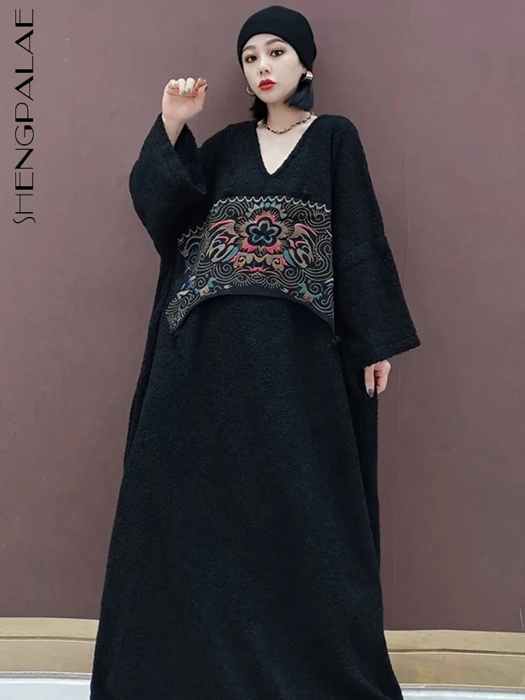 SHENGPALAE платье с вышивкой и v-образным вырезом для женщин, зимнее платье большого размера с длинным рукавом Vestido, новинка 2023, женское винтажное свободное платье R8452
SHENGPALAE платье с вышивкой и v-образным вырезом для женщин, зимнее платье большого размера с длинным рукавом Vestido, новинка 2023, женское винтажное свободное платье R8452