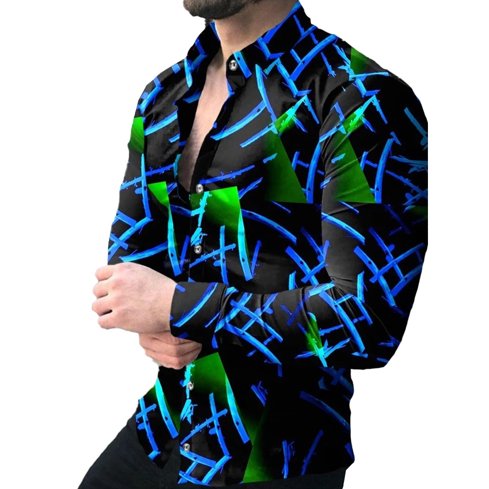 Men's Shirt Mens Muscle Party Shirts Blouse Button Tops Print Tee Tees Lapel Male Men's Tops Fashion Stylish
Men's Shirt Mens Muscle Party Shirts Blouse Button Tops Print Tee Tees Lapel Male Men's Tops Fashion Stylish
