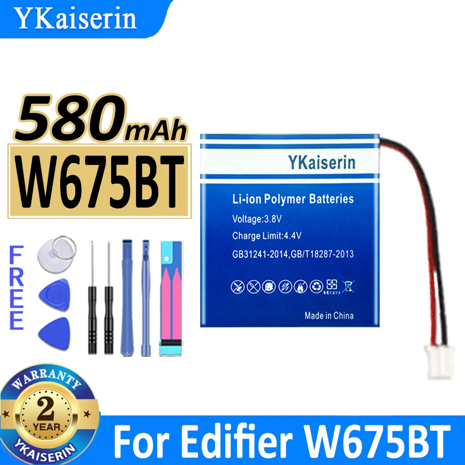 Аккумулятор ykaisсеребрин 580 мАч/2100 мАч для цифровой батареи Edifier W800BT W855BT W860NB W675BT
Аккумулятор ykaisсеребрин 580 мАч/2100 мАч для цифровой батареи Edifier W800BT W855BT W860NB W675BT