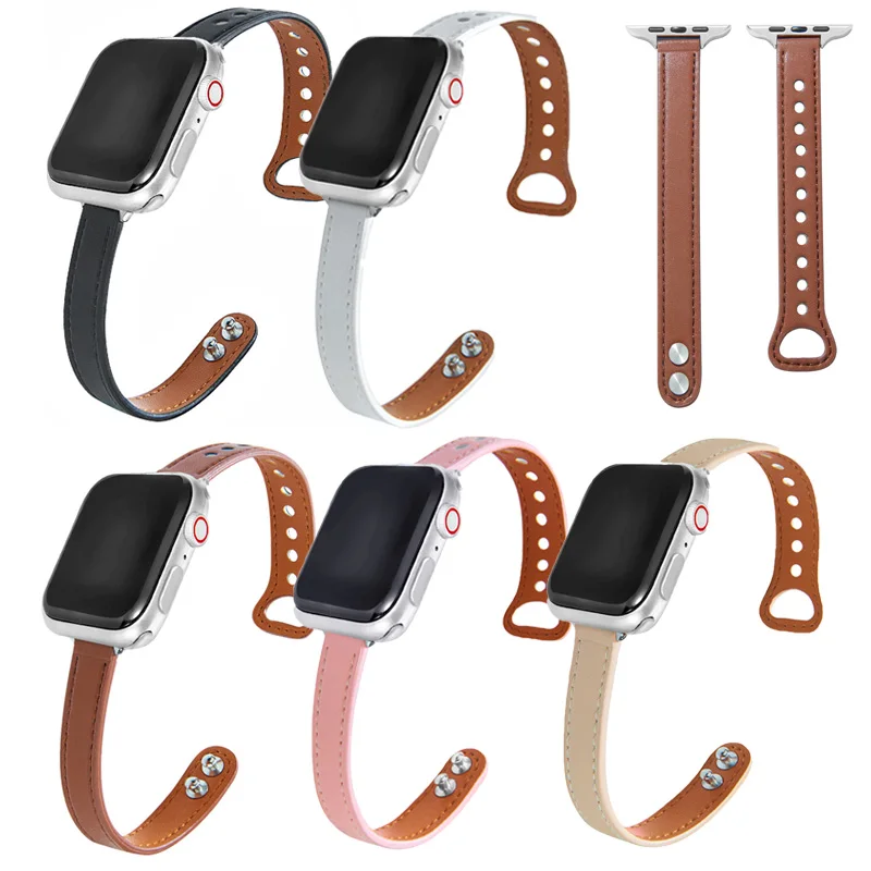 Кожаный ремешок для Apple watch band 44 мм 40 мм 45 мм 41 мм 42 мм 38 мм 49 мм, браслет для iWatch series 3 5 6 SE 7 8
Кожаный ремешок для Apple watch band 44 мм 40 мм 45 мм 41 мм 42 мм 38 мм 49 мм, браслет для iWatch series 3 5 6 SE 7 8