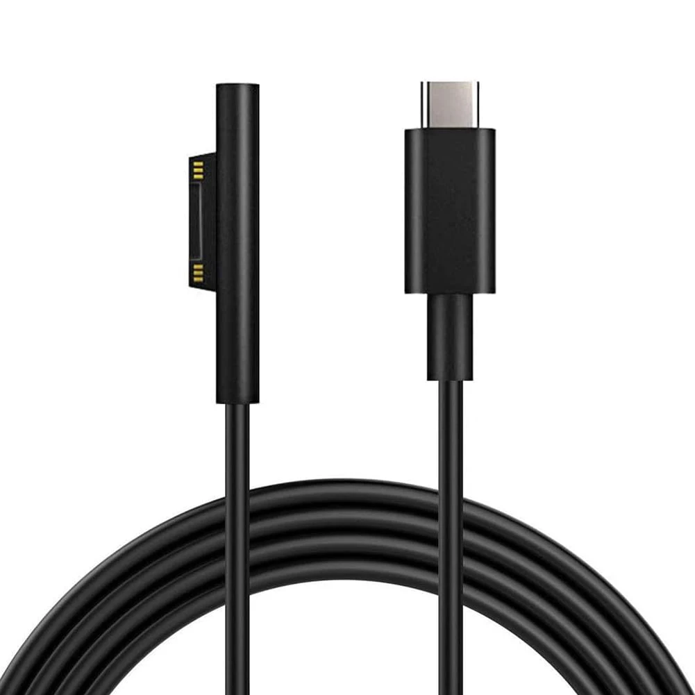 Charging Solution for Microsoft For Surface Devices USB C Charging Cable (Black) 45W 15V3A PD Charger Required
Charging Solution for Microsoft For Surface Devices USB C Charging Cable (Black) 45W 15V3A PD Charger Required