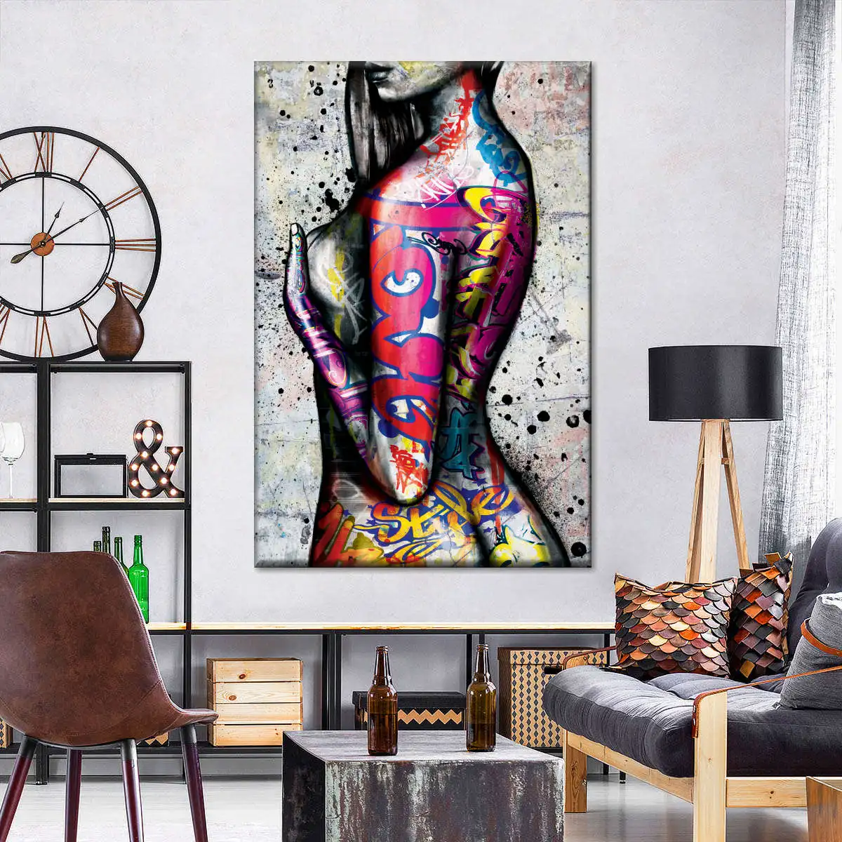 Graffiti Nude Edgy Body Art Canvas Painting Poster Print Home Deco Wall Art Decoration For Living Room Frameless
Graffiti Nude Edgy Body Art Canvas Painting Poster Print Home Deco Wall Art Decoration For Living Room Frameless