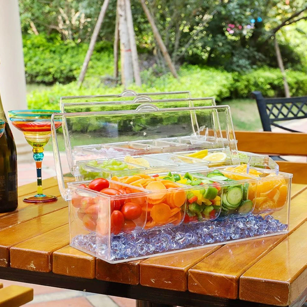 5-compartment Sealed Salad Box With Visible Dustproof Cover And Side Handle Is Convenient
5-compartment Sealed Salad Box With Visible Dustproof Cover And Side Handle Is Convenient