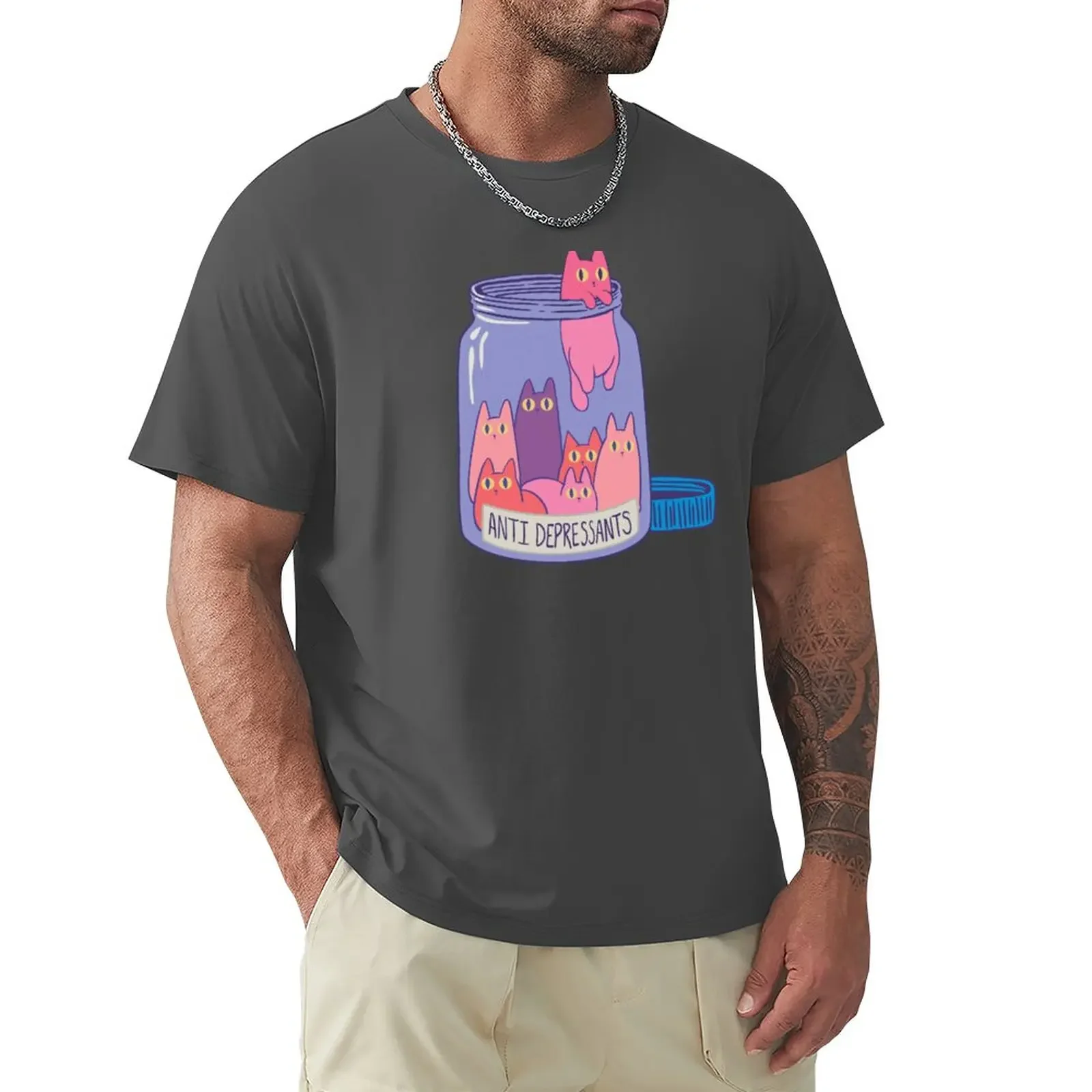 CAT ANTIDEPRESSANTS T-Shirt korean fashion Short sleeve tee t shirts for men pack Blouse korean fashion sweat shirts, men
CAT ANTIDEPRESSANTS T-Shirt korean fashion Short sleeve tee t shirts for men pack Blouse korean fashion sweat shirts, men