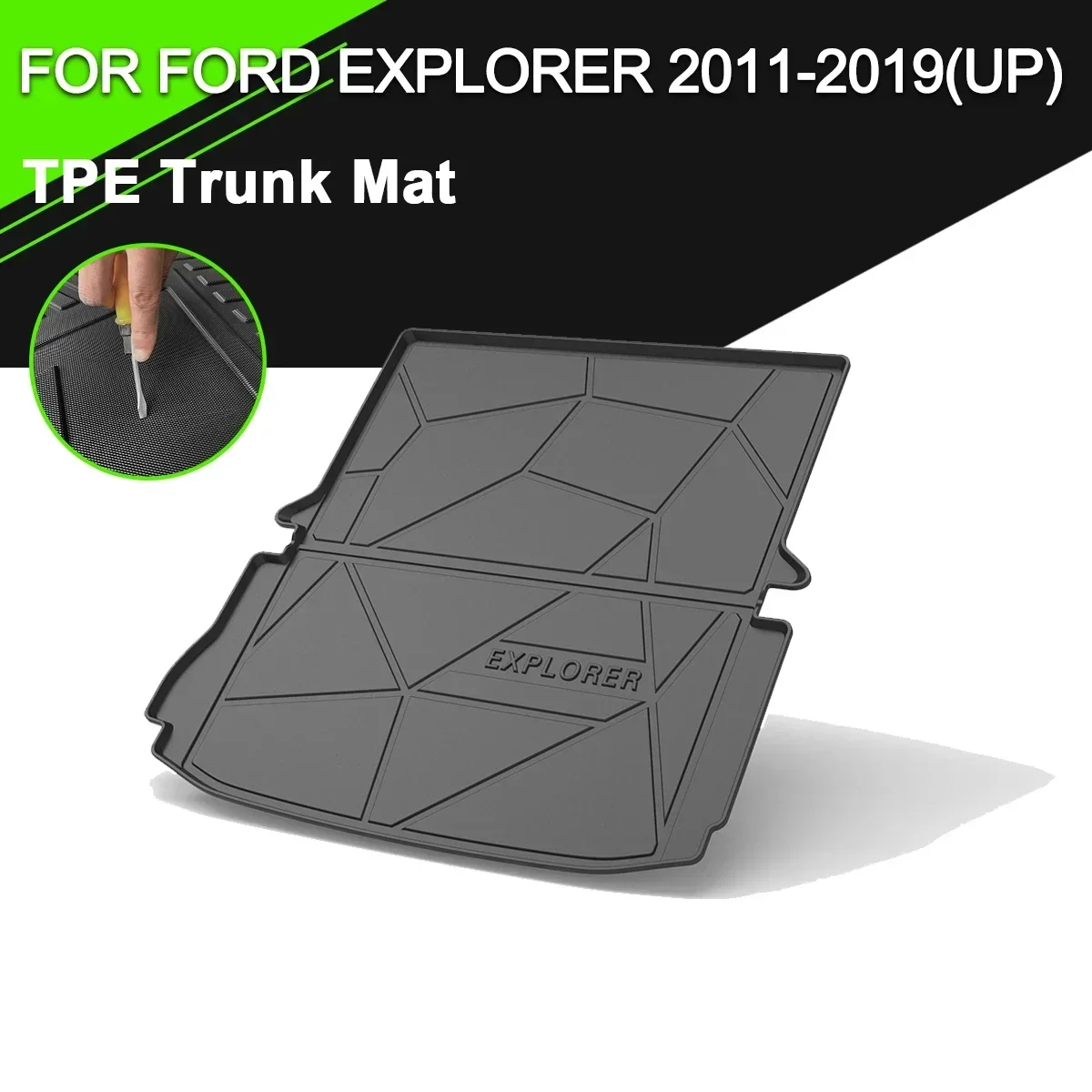 Коврик для багажника автомобиля Ford Explorer 2011-2019(UP) TPE, водонепроницаемый нескользящий резиновый подкладка для груза, аксессуары
Коврик для багажника автомобиля Ford Explorer 2011-2019(UP) TPE, водонепроницаемый нескользящий резиновый подкладка для груза, аксессуары
