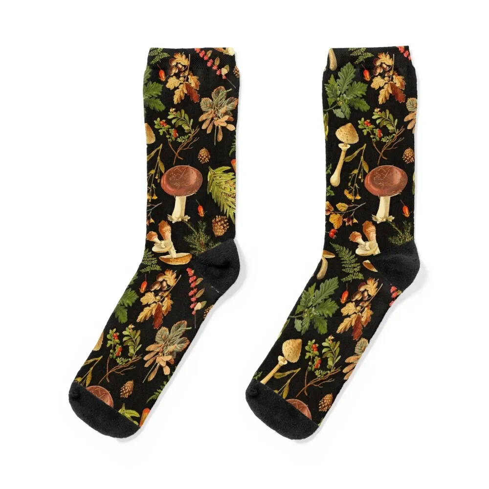 Vintage toxic mushrooms forest pattern on black Socks Non-slip kids Heating sock Socks Man Women's
Vintage toxic mushrooms forest pattern on black Socks Non-slip kids Heating sock Socks Man Women's