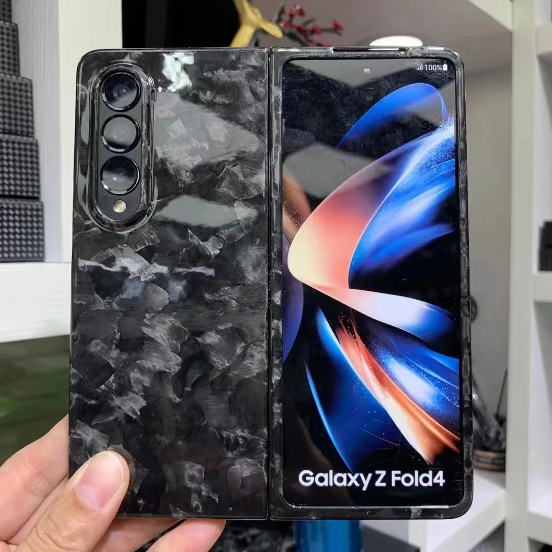 For Samsung Z Fold 4 Forged Glossy Carbon Fiber Case Protective Foldable Forging Luxury Phone Cover for Galaxy z fold4 5G Funda
For Samsung Z Fold 4 Forged Glossy Carbon Fiber Case Protective Foldable Forging Luxury Phone Cover for Galaxy z fold4 5G Funda