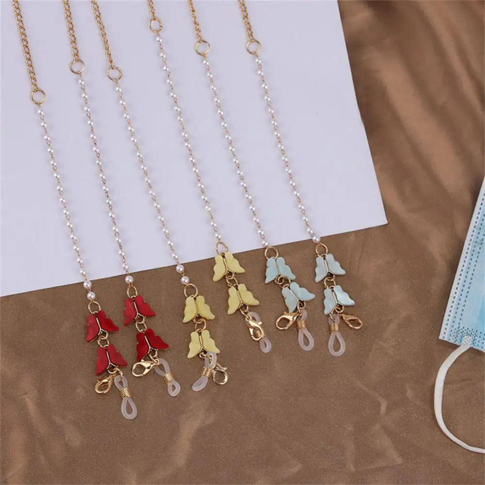 Новинка модная цепочка для очков красочная бабочка из бисера жемчужная цепочка для взрослых цепочка для очков подвесная цепочка роскошные аксессуары 
Новинка модная цепочка для очков красочная бабочка из бисера жемчужная цепочка для взрослых цепочка для очков подвесная цепочка роскошные аксессуары