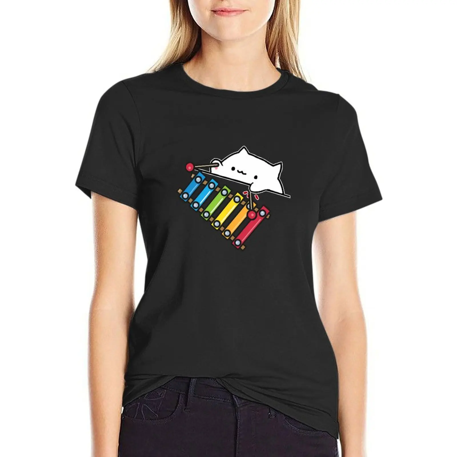 Bongo Cat Playing Marimba Cute Gamer Meme Gift T-shirt shirts graphic tees graphics kawaii clothes t shirt Women
Bongo Cat Playing Marimba Cute Gamer Meme Gift T-shirt shirts graphic tees graphics kawaii clothes t shirt Women
