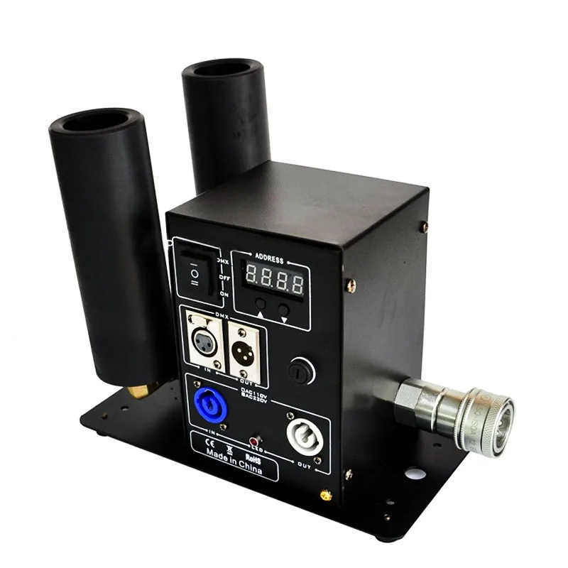 Digital Double Barrel CO2 Jet Machine Double Tube CO2 Spray Fog Machine DMX 512 Control Cyro Cannon Effect Machine for Stage DJ
Digital Double Barrel CO2 Jet Machine Double Tube CO2 Spray Fog Machine DMX 512 Control Cyro Cannon Effect Machine for Stage DJ