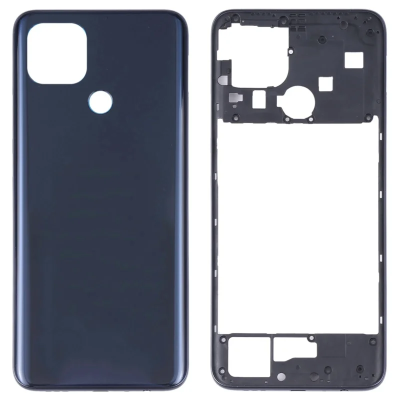 

Battery Back Cover for OPPO A15/A15S/A35 with Middle Frame Rear Door Housing Replacement Parts