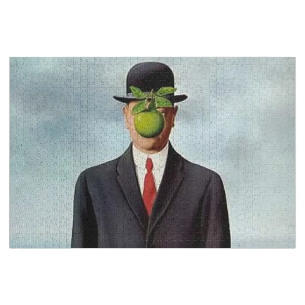 

The Son Of Man, by Rene Magritte 1964 Jigsaw Puzzle Personalized Gift Married Personalized Kids Gifts Puzzle