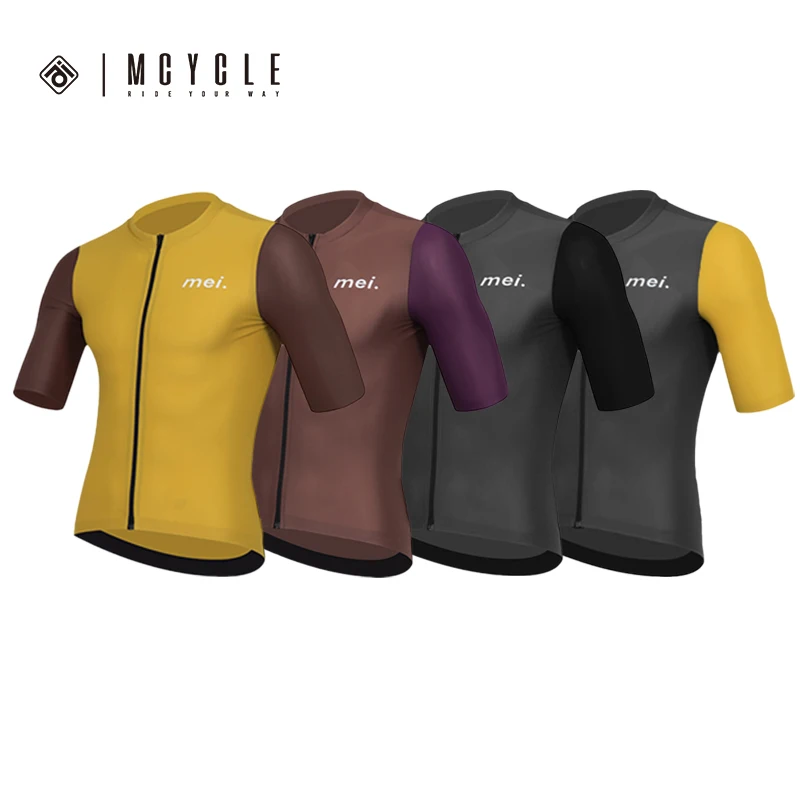 

Mcycle Manufacturer Men's Cycling Jersey Mountain Bike Bicycle Shirt Breathable Cycling Tops Short Sleeves MTB Cycling Clothing