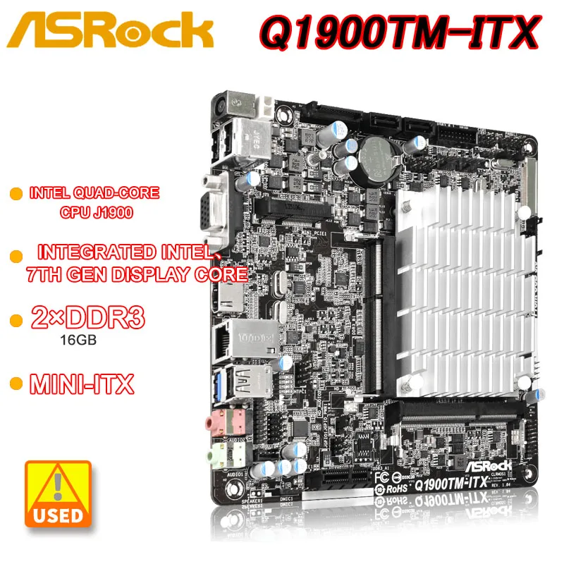 Материнская плата ASRock Q1900TM-ITX Intel®Четырехъядерный процессор J1900 Mini-ITX материнская плата DDR3 16 Гб 1xpcie 2,0 2xsatausb 3,1
Материнская плата ASRock Q1900TM-ITX Intel®Четырехъядерный процессор J1900 Mini-ITX материнская плата DDR3 16 Гб 1xpcie 2,0 2xsatausb 3,1