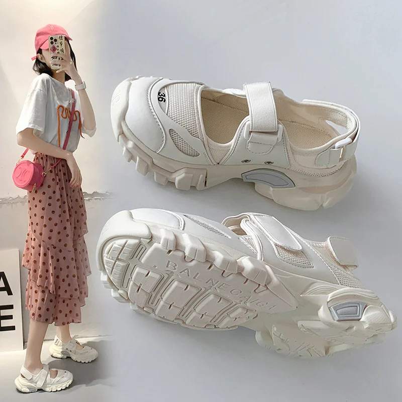 2023 Summer New Baotou Dad Sandals Women's Ins Super Hot Hollow Sports Casual Shoes Thick Sole Breathable Student
2023 Summer New Baotou Dad Sandals Women's Ins Super Hot Hollow Sports Casual Shoes Thick Sole Breathable Student