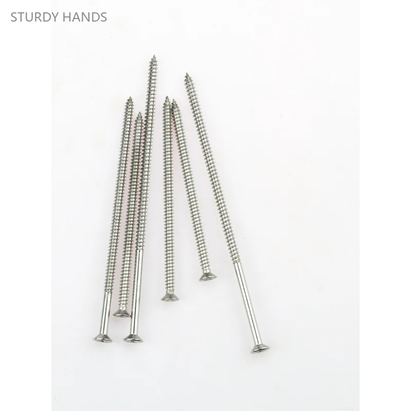 10PCS304 stainless steel flat head cross extended self tapping screw switch socket panel countersunk nail M4
10PCS304 stainless steel flat head cross extended self tapping screw switch socket panel countersunk nail M4