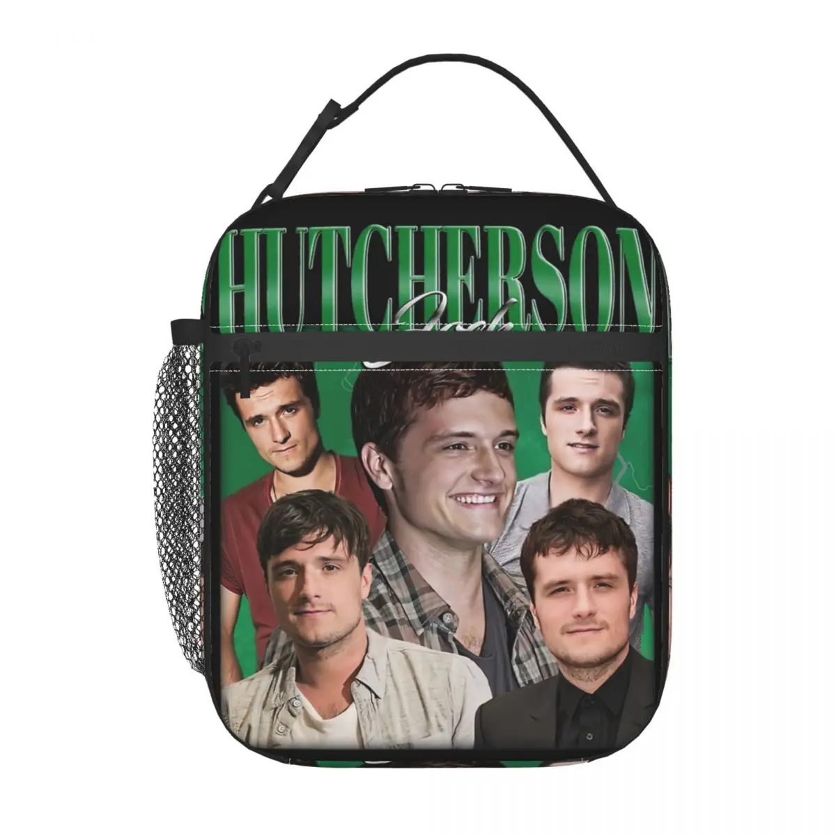 

Vintage Josh Hutcherson Bootleg Insulated Lunch Bag Lunch Container Portable Thermal Cooler Lunch Box School