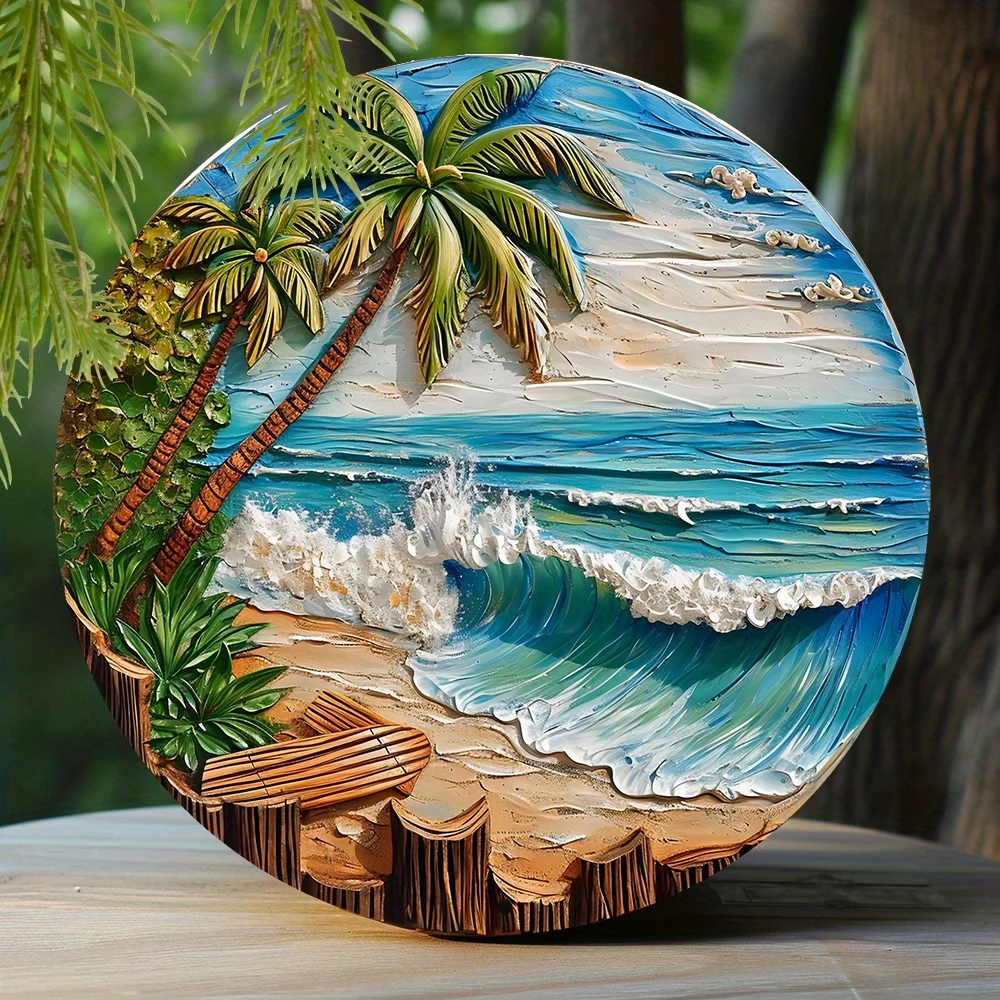 Round Metal Faux Wooden Carved Painted Circular Wreath Sign Kitchen Girls Gifts Surfingl Themed Decoration home vintage decor
Round Metal Faux Wooden Carved Painted Circular Wreath Sign Kitchen Girls Gifts Surfingl Themed Decoration home vintage decor
