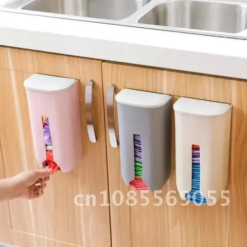 Portable Home Kitchen Organizer Wall Hanging Storage Rack Plastic Garbage Bag Box Hang Storing Rack with Cover Containers Box
Portable Home Kitchen Organizer Wall Hanging Storage Rack Plastic Garbage Bag Box Hang Storing Rack with Cover Containers Box