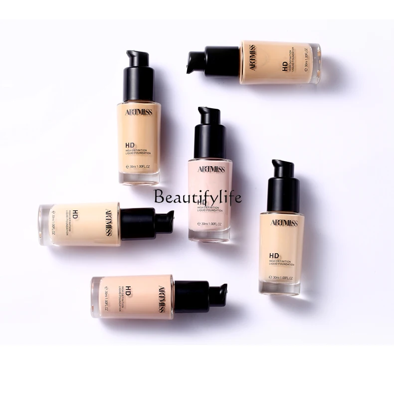 

Finishing HD Flawless BB Cream Liquid Foundation Long Lasting Smear-Proof Makeup Concealer Dry Skin Moisturizing