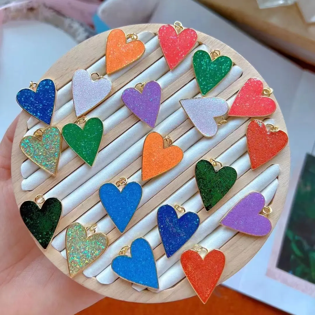 10PCS, Colorful Heart Shape Soft Candy Charms Resin Pendant Drop Charms for Earring Bracelets Necklace Jewelry Making Supplies
10PCS, Colorful Heart Shape Soft Candy Charms Resin Pendant Drop Charms for Earring Bracelets Necklace Jewelry Making Supplies
