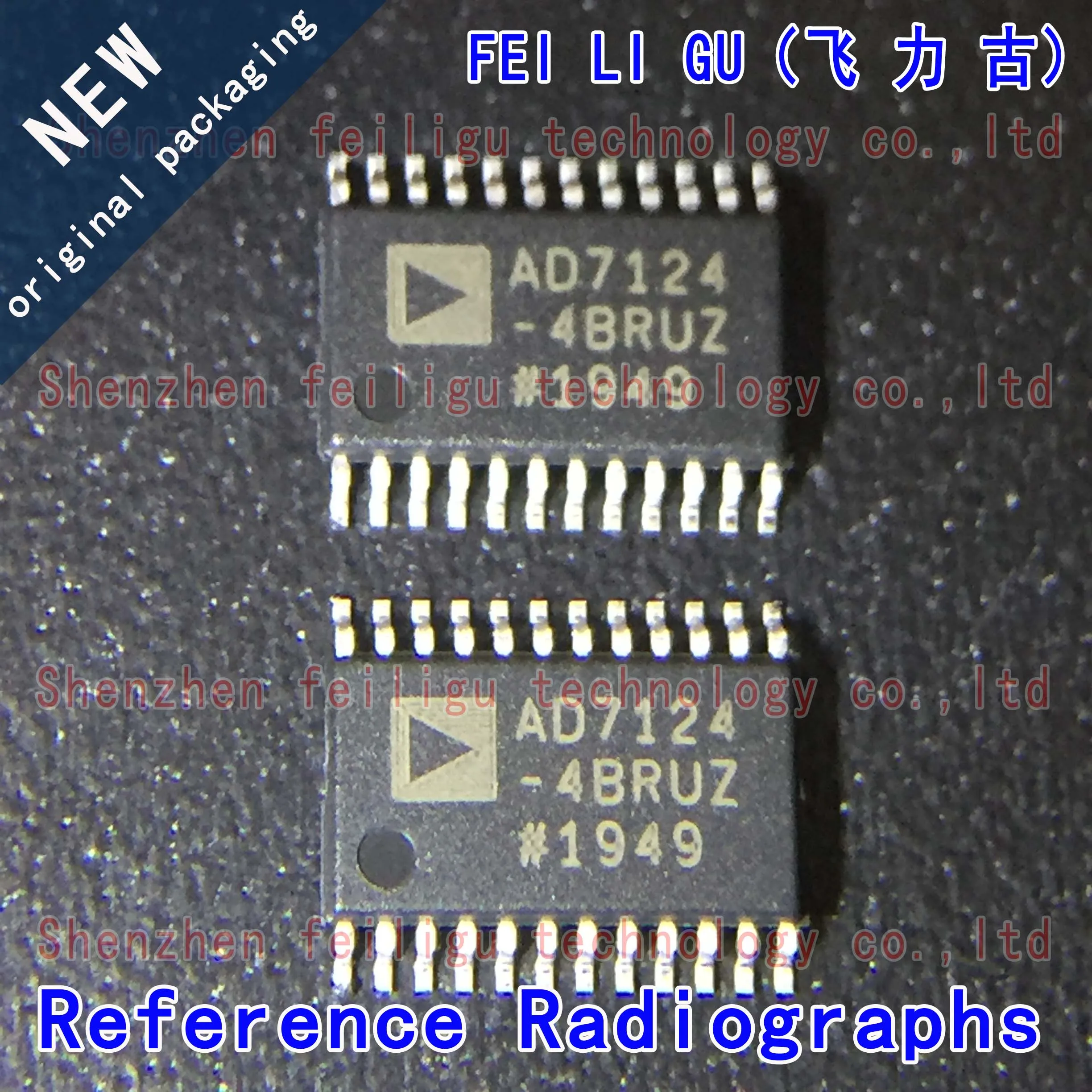 

1PCS 100% New Original AD7124-4BRUZ-RL7 AD7124-4BRUZ AD7124-4 AD7124 Package TSSOP24 24-Bit Analog-to-Digital Converter Chip