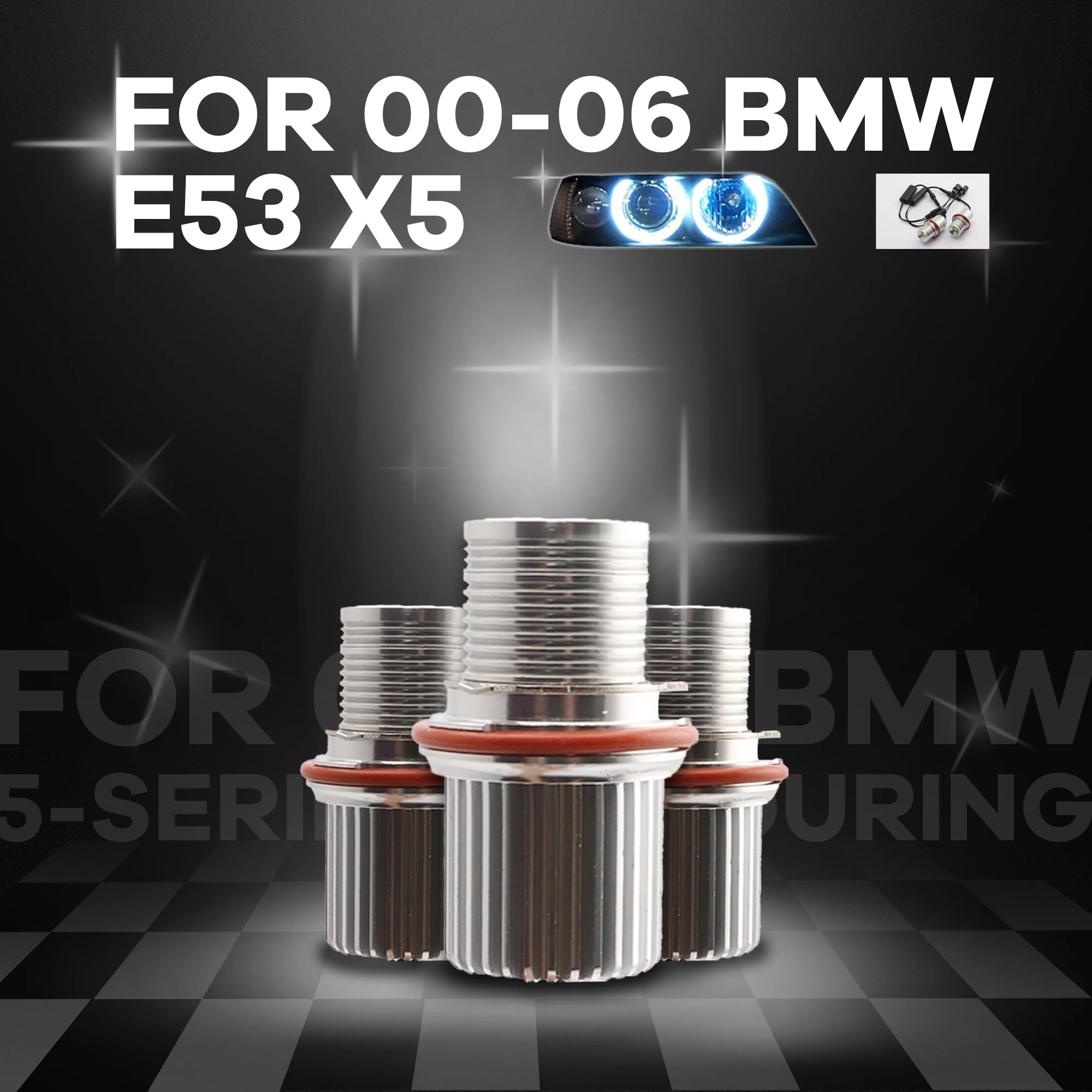 Для BMW X5 E53 2000 2001 2002 2003 2004-2006, высокая мощность, 16 светодиодный, без ошибок, 3 года гарантии, IP65, белые фотообои с ангельскими глазами 
Для BMW X5 E53 2000 2001 2002 2003 2004-2006, высокая мощность, 16 светодиодный, без ошибок, 3 года гарантии, IP65, белые фотообои с ангельскими глазами