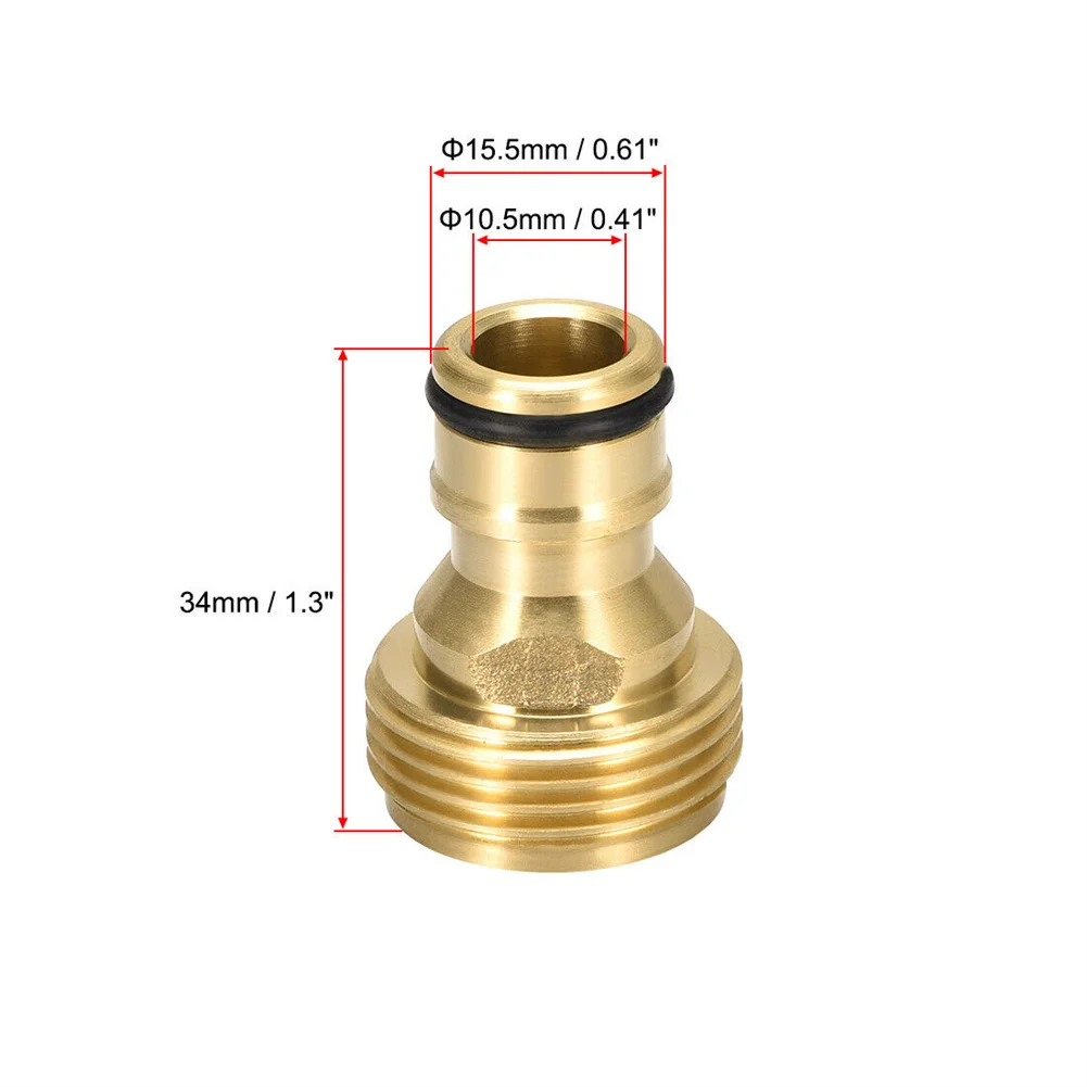 Outdoor Industry Home Faucet Tap Adaptor Tap Connector Brass Golden Male Thread Hose Pipe Parts Adapter Fitting
Outdoor Industry Home Faucet Tap Adaptor Tap Connector Brass Golden Male Thread Hose Pipe Parts Adapter Fitting