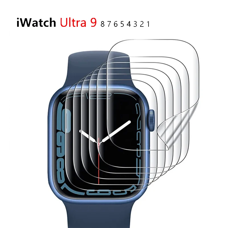 Защитная пленка для Apple Watch Ultra 9 8 7 6 SE 5 4, прозрачная защитная пленка для iWatch Series 49 мм 45 мм 41 мм 44 мм 40 мм 42 мм 38 мм
Защитная пленка для Apple Watch Ultra 9 8 7 6 SE 5 4, прозрачная защитная пленка для iWatch Series 49 мм 45 мм 41 мм 44 мм 40 мм 42 мм 38 мм