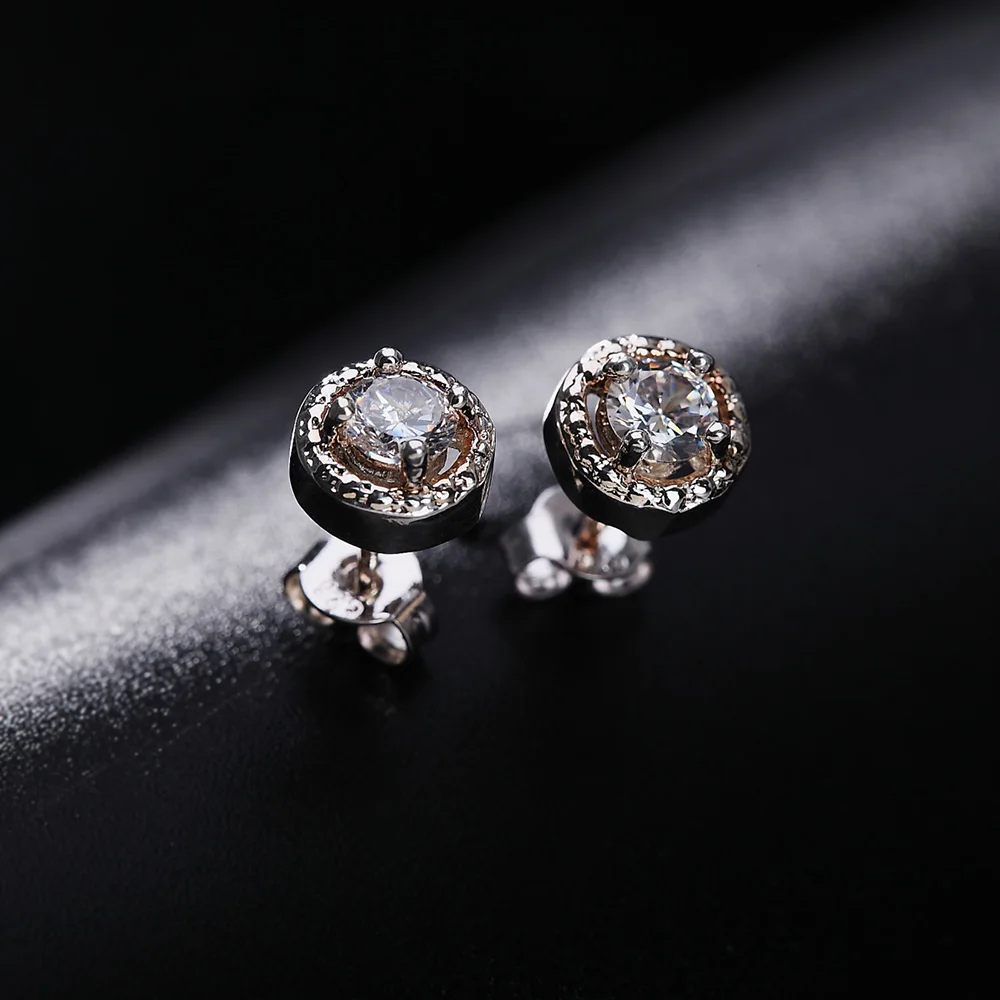 925 Sterling Silver Small Round Zircon Stud Earrings For Women Piercing Ear Earring Fashion Wedding Bridal Luxury Jewelry Trend
925 Sterling Silver Small Round Zircon Stud Earrings For Women Piercing Ear Earring Fashion Wedding Bridal Luxury Jewelry Trend