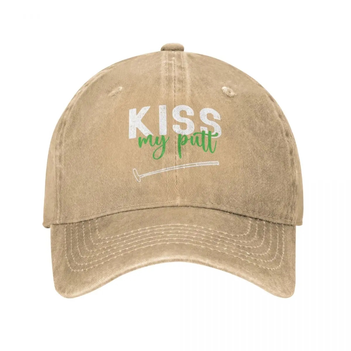 

Kiss My Putt Funny Golf Golfer Golfing Cowboy Hat fashion anime Fashion beach thermal visor hats for women Men's