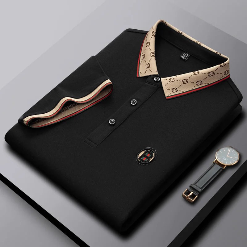 Spring And Summer New Thin Embroidered Straight Tube Breathable Short Sleeved Business Casual Middle-aged Men's Solid Color Polo
Spring And Summer New Thin Embroidered Straight Tube Breathable Short Sleeved Business Casual Middle-aged Men's Solid Color Polo