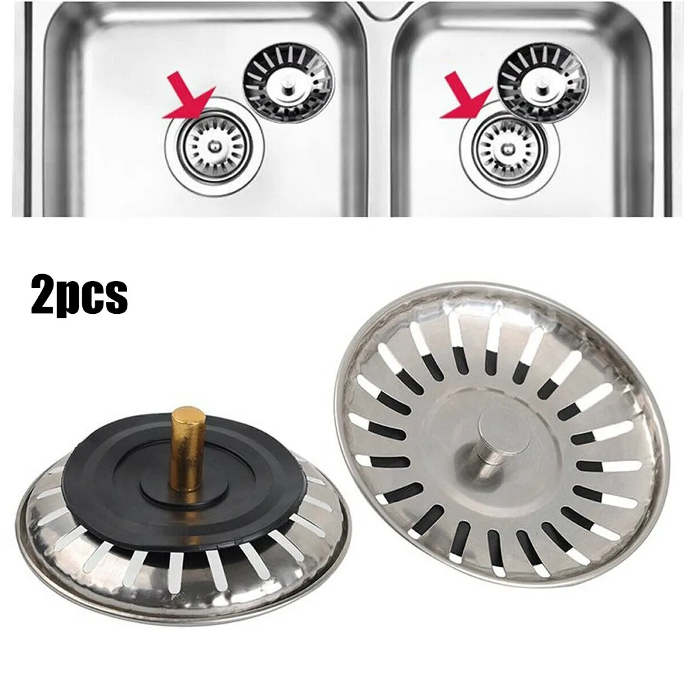 Kitchen Sink Sewer Strainer Basin Drain Stopper Stainless Steel Sink Waste Plug Filter Anti-clog Floor Drain Kitchen Accessories
Kitchen Sink Sewer Strainer Basin Drain Stopper Stainless Steel Sink Waste Plug Filter Anti-clog Floor Drain Kitchen Accessories