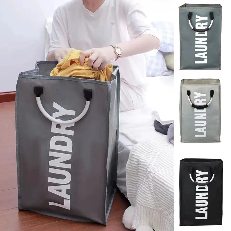 

Foldable Laundry Basket Large Capacity Oxford Cloth Waterproof Dirty Laundry Baskets Household Bathroom Portable Organizer Bags